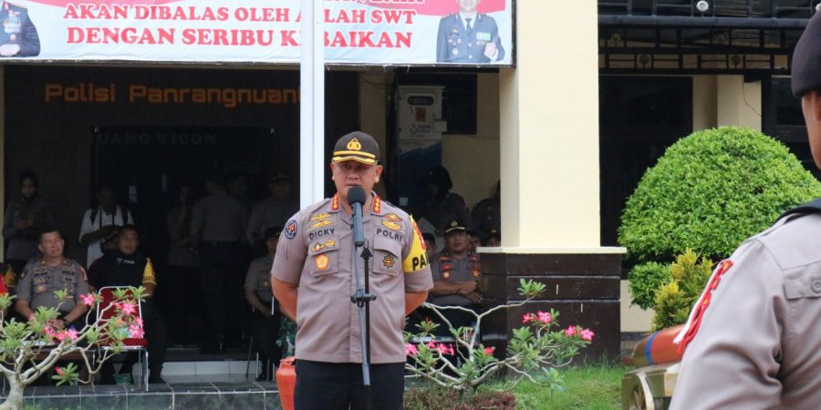 Jelang Pemungutan Suara, Kabid Humas Polda Sulsel Pimpin Apel Bersama di Takalar