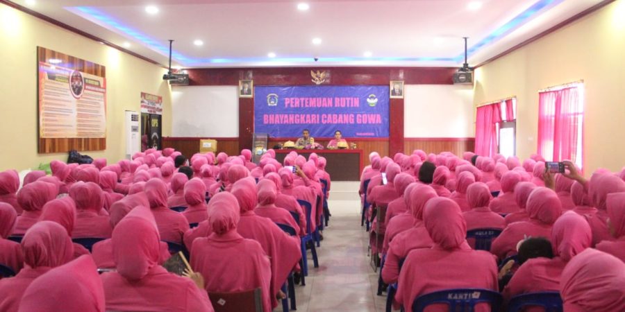 Kumpulkan Bhayangkari, Kapolres Gowa Ingatkan Bahaya Radikalisme