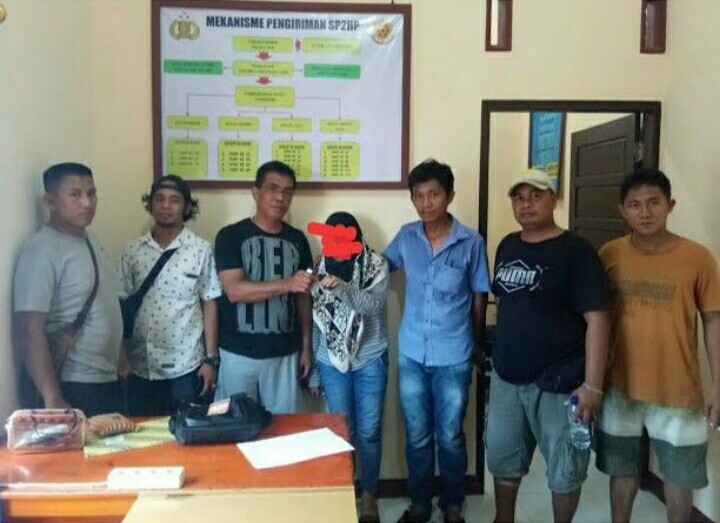 Tangkap Pelaku Narkoba, Aparat Polsek Sukamaju Amankan Seorang IRT
