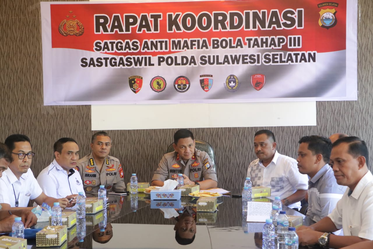 Berantas Mafia Bola, Polda Sulsel Bentuk Satgas Anti Mafia Bola