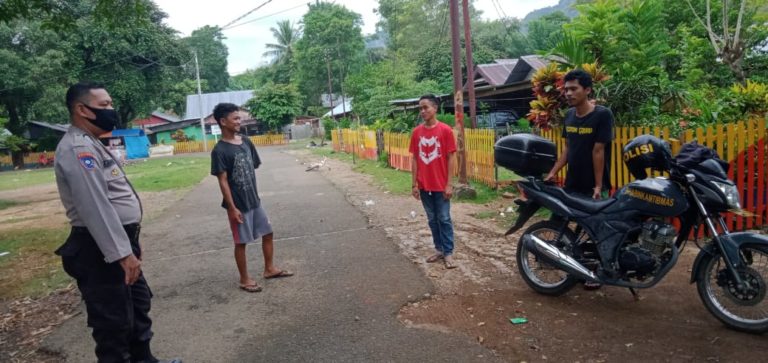 Aparat Polsek Balocci Intens Ingatkan Warga untuk Indahkan Maklumat Kapolri