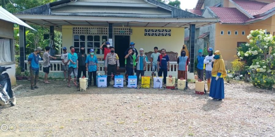 Begini Sinergitas Aparat Keamanan dan Warga Putus Penyebaran Covid-19 di Desa Lampuawa