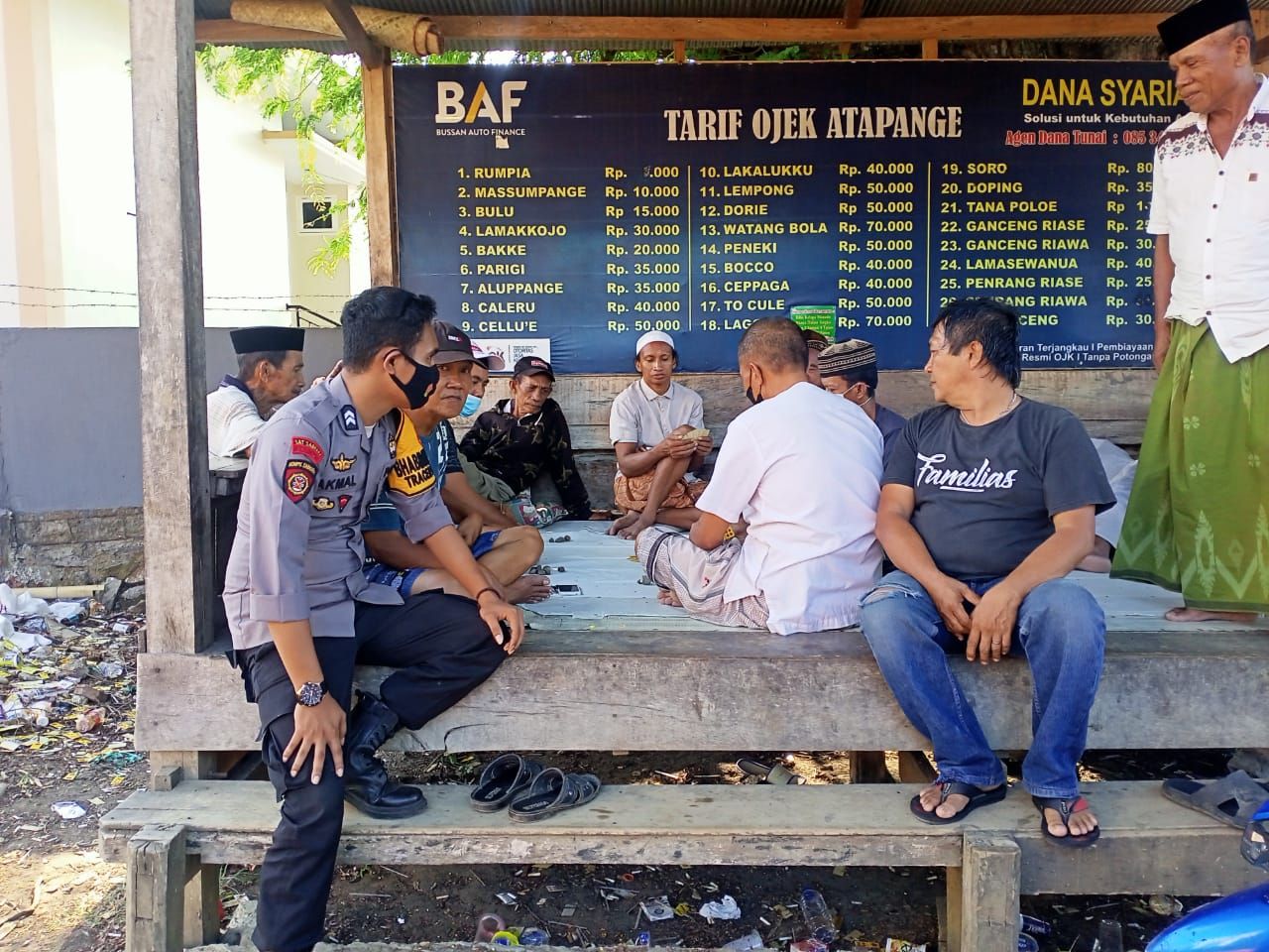 Bhabinkamtibmas Berkunjung Wilayah Binannya