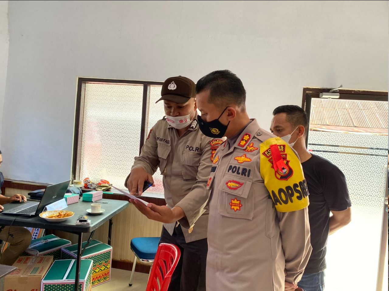 Vaksinasi Polres Enrekang