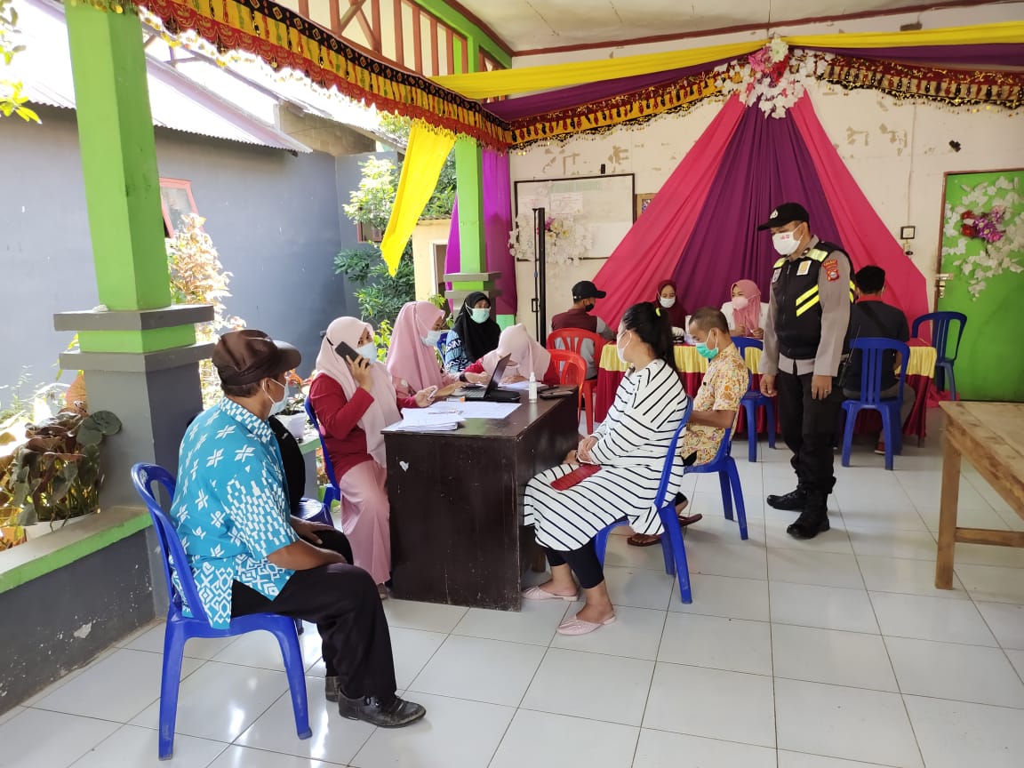 Sukseskan Program Pemerintah Polsek Marang Polres Pangkep Lakukan Hal Ini