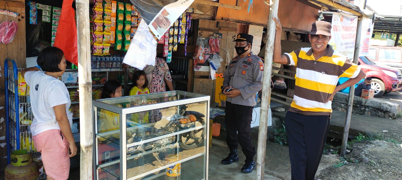 Wakapolsek Marang Pimpin Patroli Siang Sosialisasikan Pelaksanaan Vaksinasi Massal