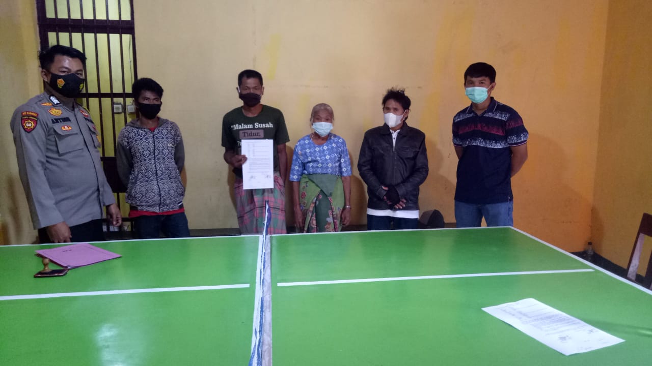 Problem Solving, Kapolsek saluputti bersama Bhabinkamtibmas lakukan mediasi