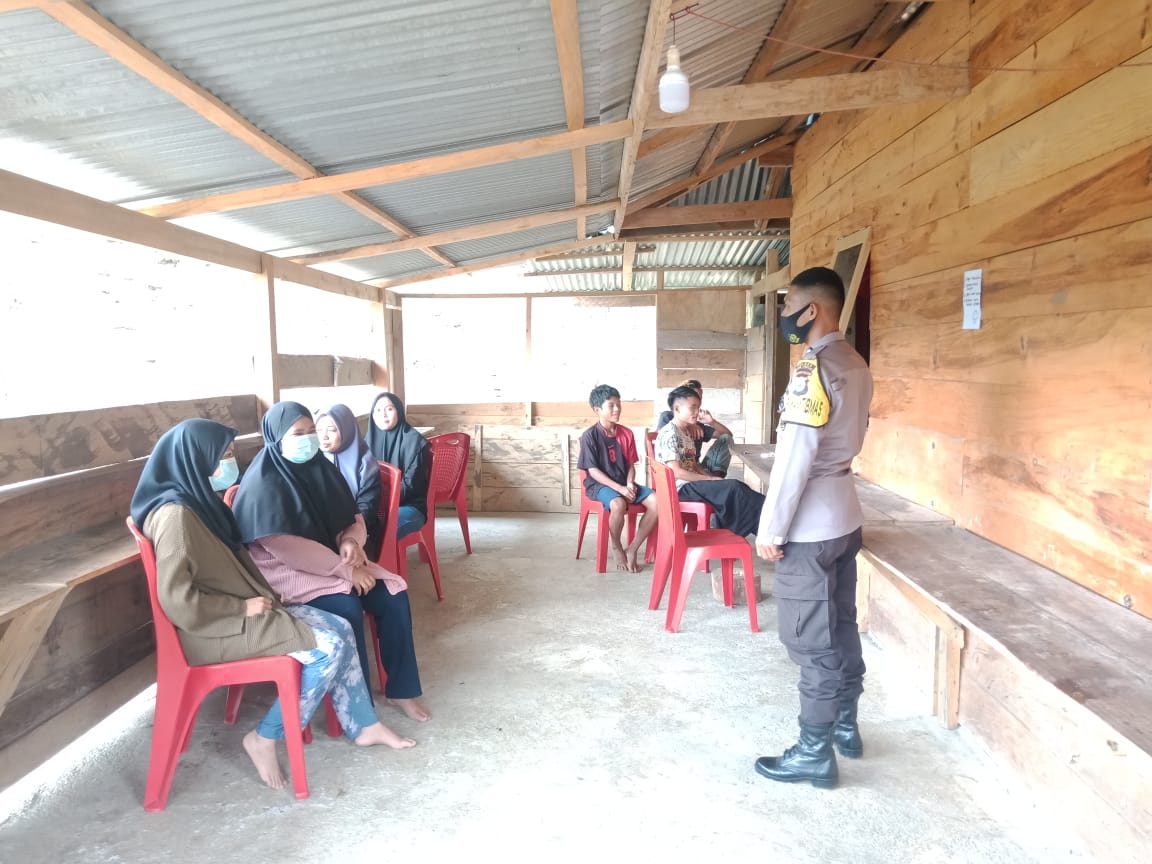 Bhabinkamtibmas Polsek Bonggakaradeng sosialisasi surat edaran Kapolres Tana Toraja