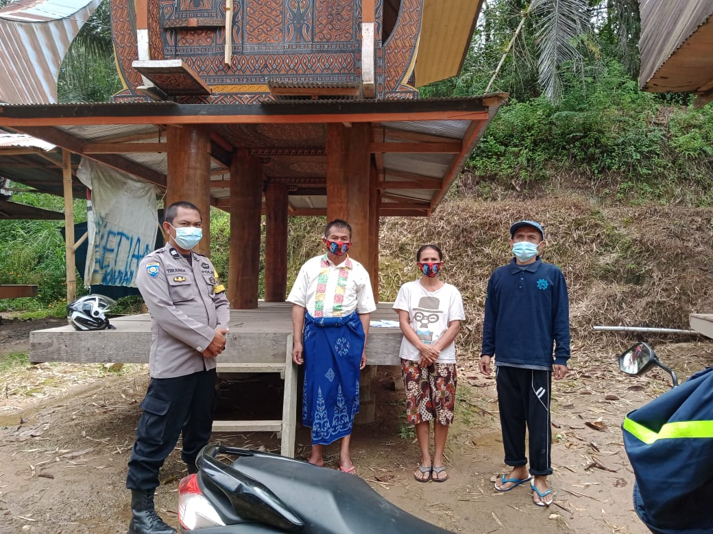 Bhabinkamtibmas Laksanakan DDS Terhadap Keluarga casis POLRI di Wilayah Binaan