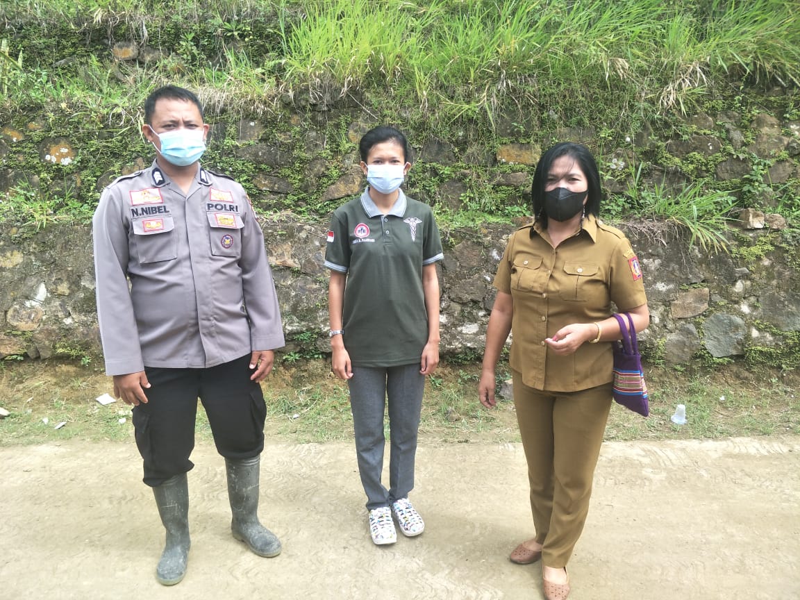 Sampaikan 5M, Bhabinkambtimas Sambang Di Kantor Lembang Tiroan