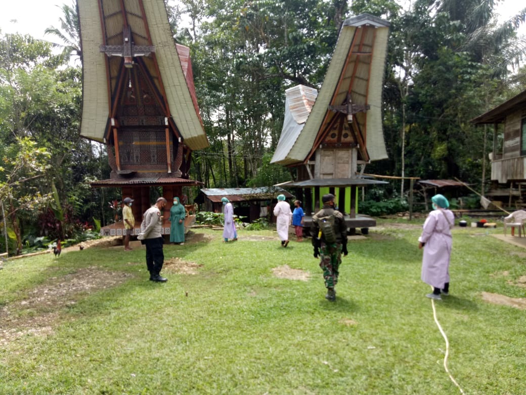 Sampaikan 5M, Bhabinkambtimas Sambang Di Kantor Lembang Tiroan