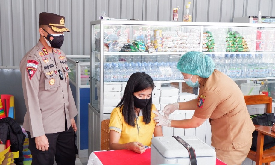 Jumlah Warga Yang Divaksin Melalui Gerai Vaksin Presisi Hingga Hari ini Mencapai 12.577 Orang