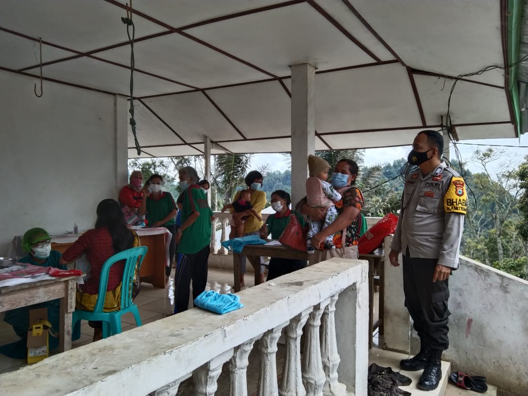 Himbau 5M, Bhabinkamtibmas Polsek Sangalla silaturahmi terhadap warga Binaan