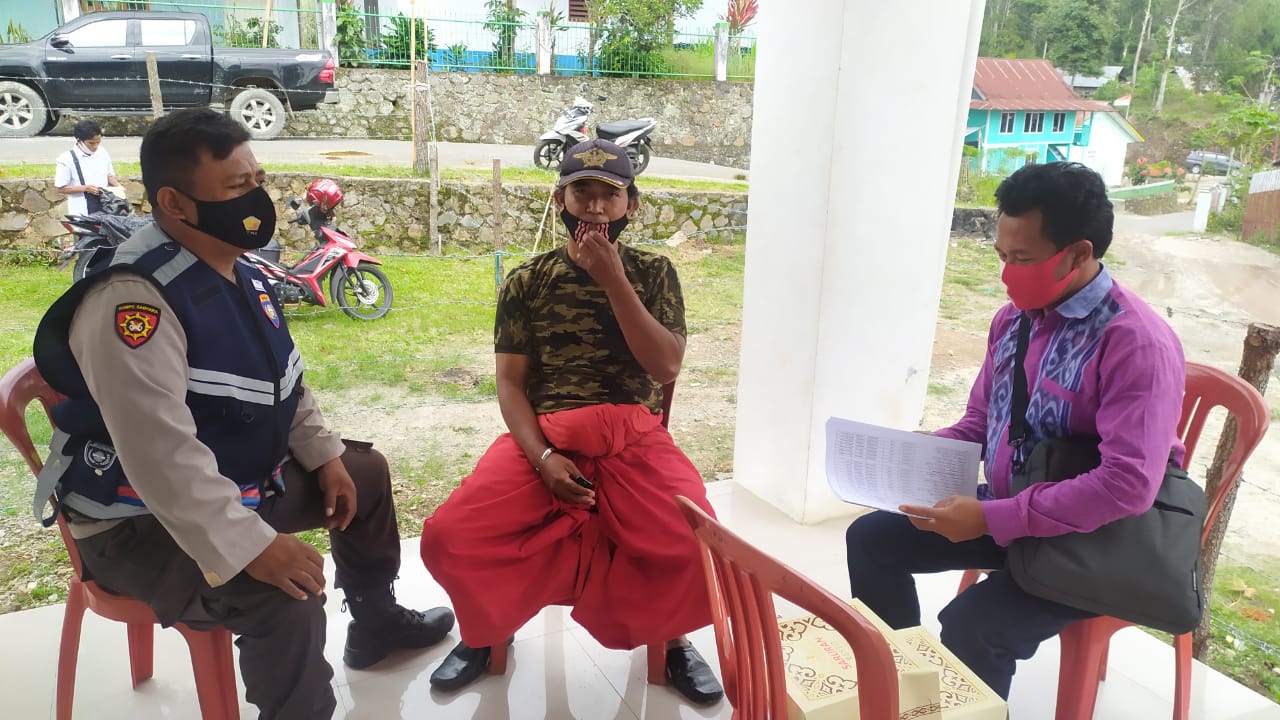 Himbau 5M, Bhabinkamtibmas Polsek Sangalla silaturahmi terhadap warga Binaan