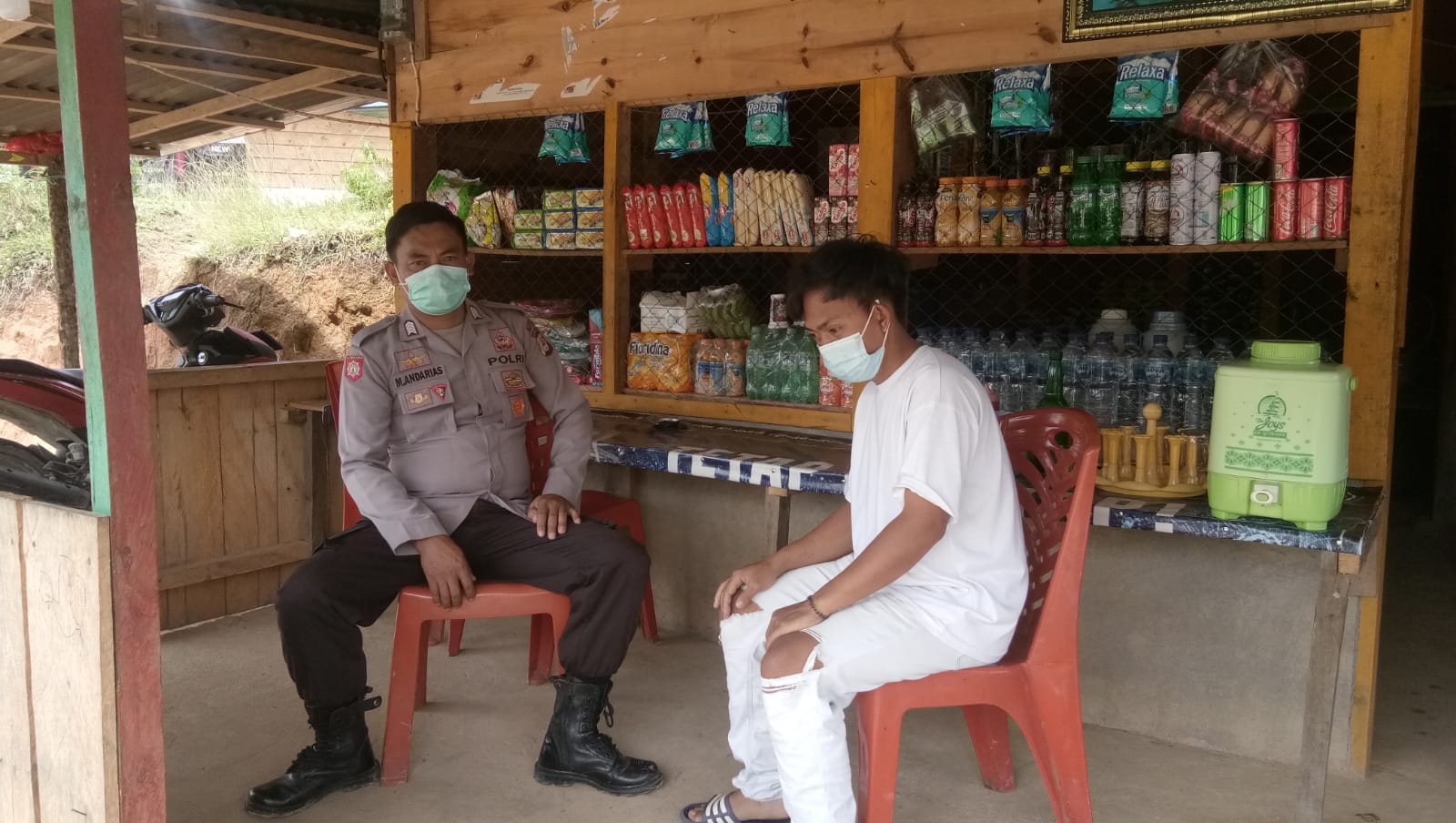 Bhabinkamtibmas Polsek Saluputti Sambang Dan Himbauan Warga Binaan