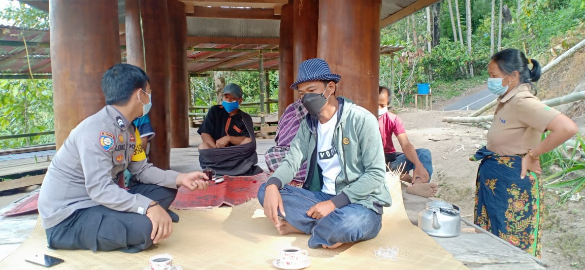 Bhabinkamtibmas Polsek Saluputti Sambang Dan Himbauan Warga Binaan