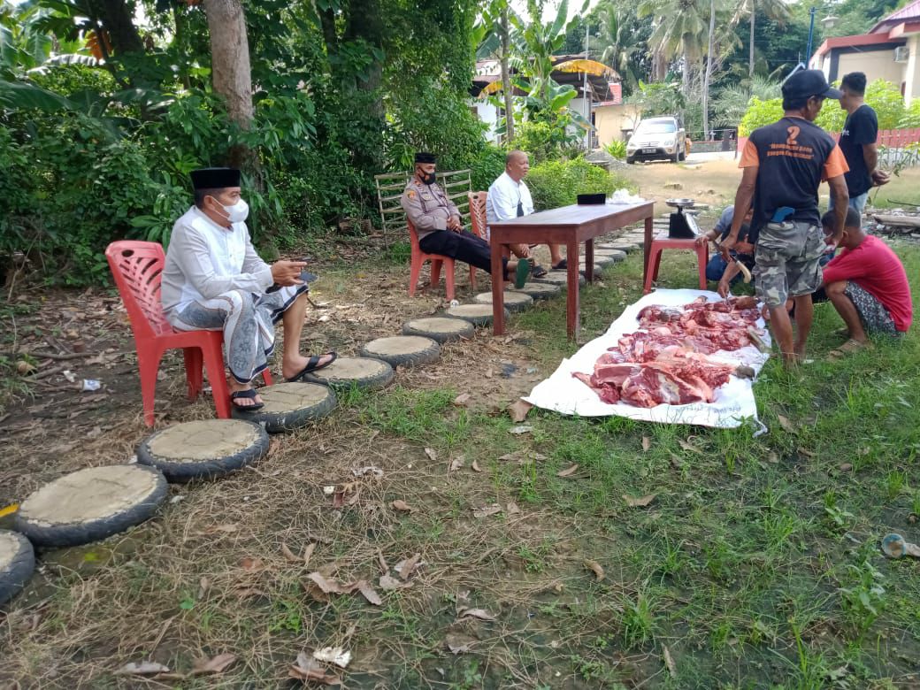 Personel Polsek Awangpone Polres Bone Berkurban