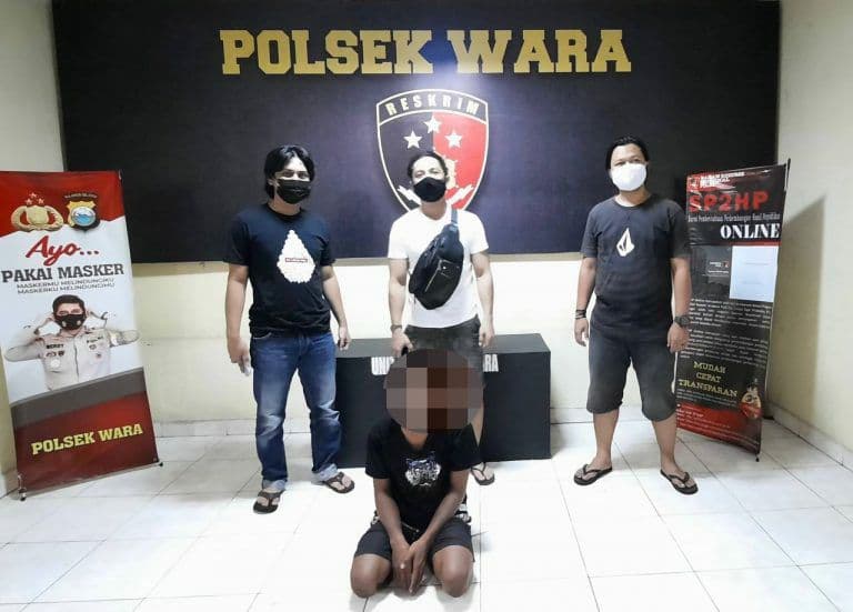 Pura-pura Beli Nasi Kuning, Pemuda Asal Wajo Bawa Kabur Motor di Palopo