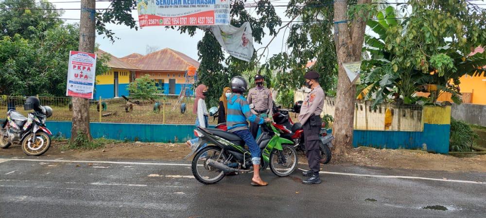 Rutin Laksanakan Oprasi Yustisi Oleh Personil Satsamapta Polres Bone