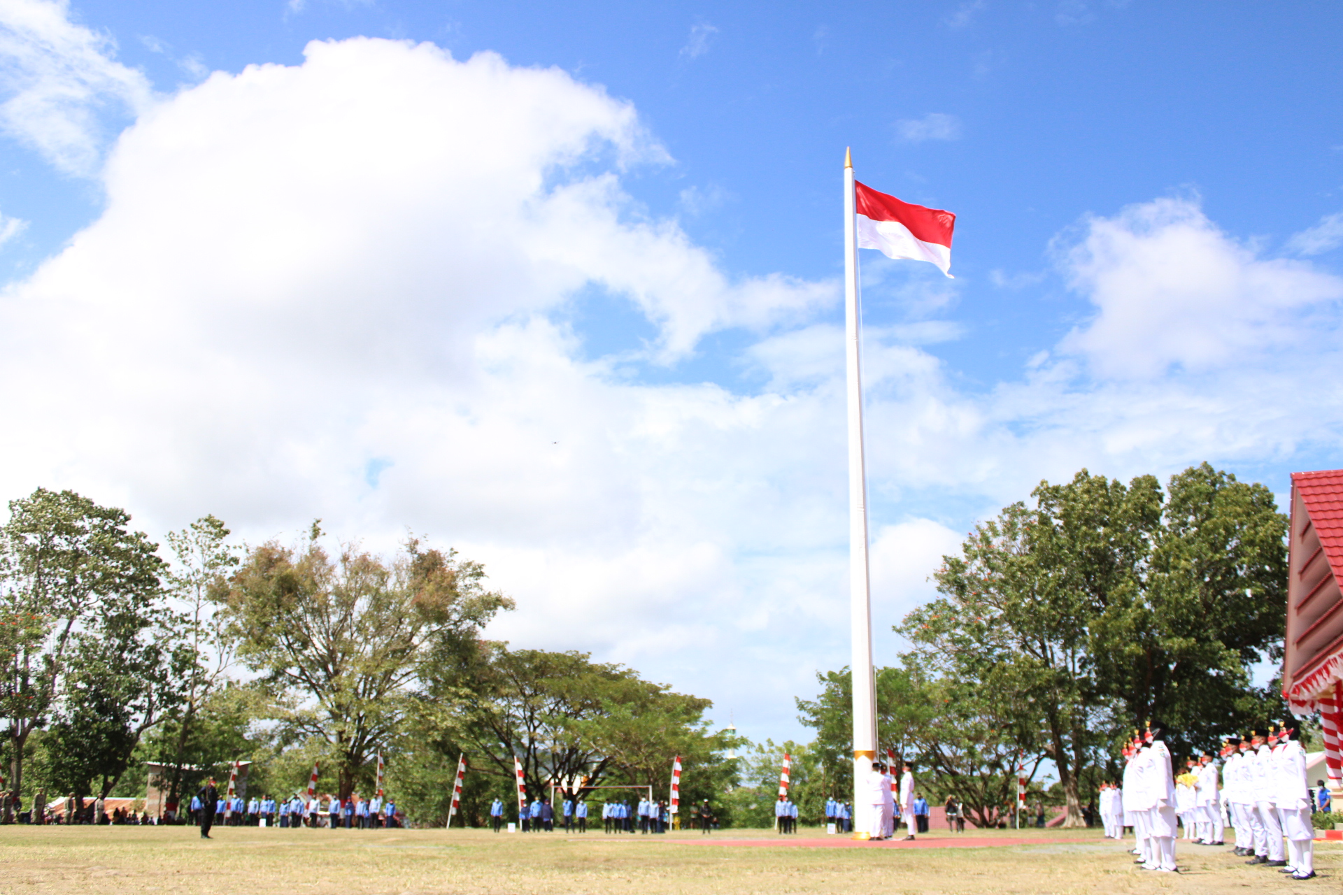 Peringatan Detik-detik Kemerdekaan RI Ke-76 Digelar Di Lapangan Upacara Kota