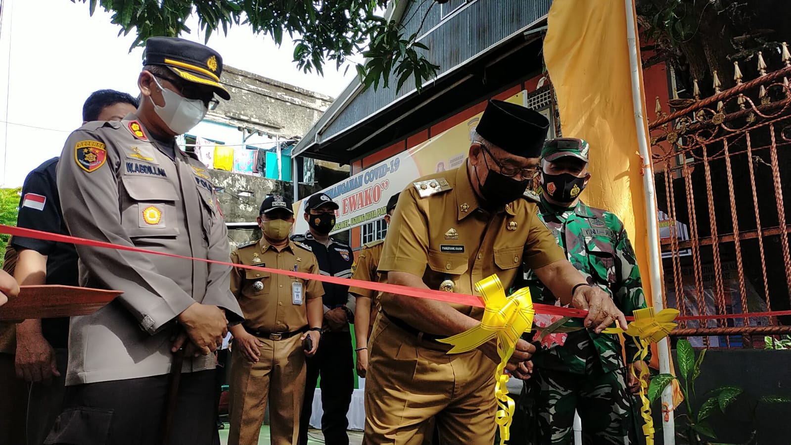 Kapolres Parepare Launching Kampung Tangguh Anti Narkoba
