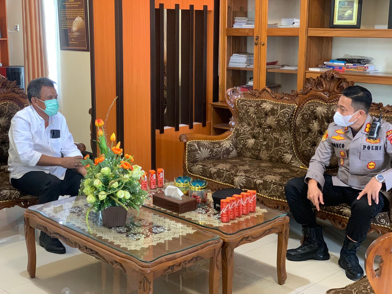 Usai Silaturahmi Dengan Bupati, AKBP Ponco Indriyo Kunjungi Kajari Sidrap