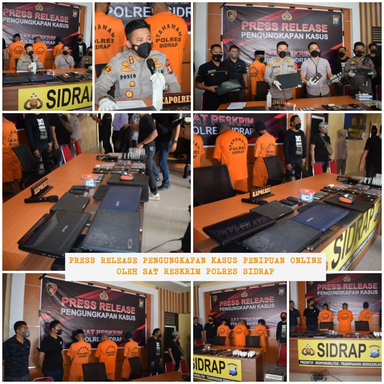 Satreskrim Polres Sidrap Bekuk Pelaku Sobis Beromzet Ratusan Juta