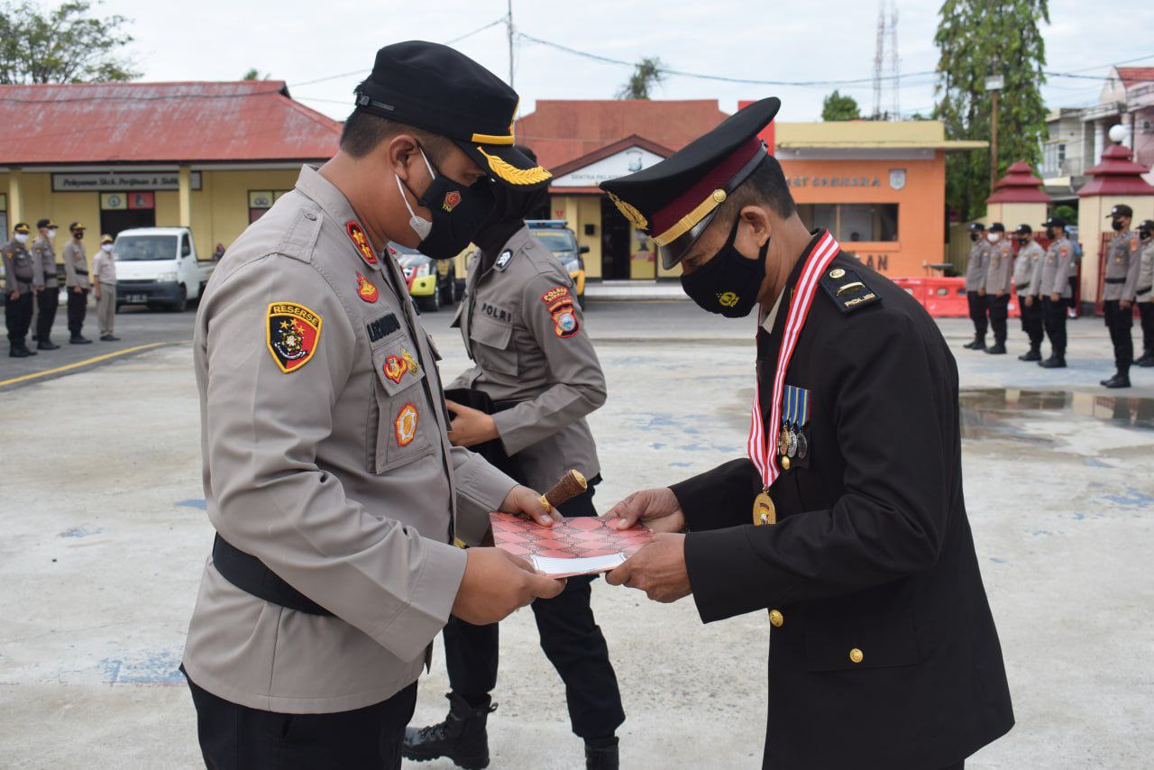 Upacara Purna Bakti, Ini Pesan Kapolres Sidrap