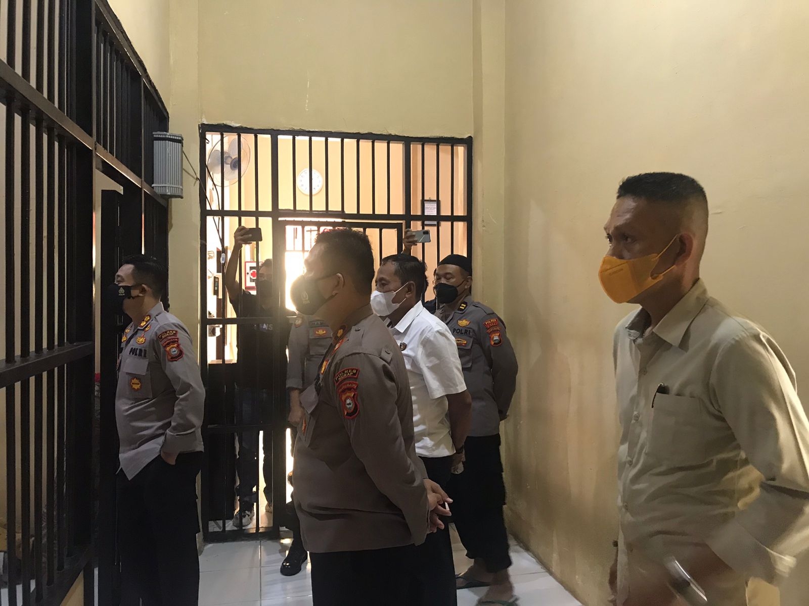 Usai Pisah Sambut, AKBP Ponco Indriyo Cek Rutan Polres Sidrap