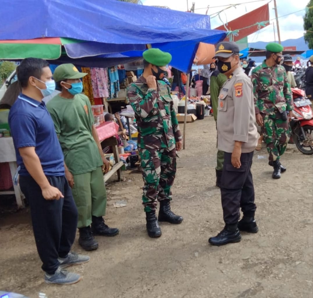 POLSEK NUHA GELAR OPERASI YUSTISI PENEGAKAN DISIPLIN PROTOKOL KESEHATAN