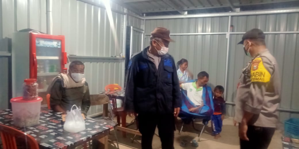 Operasi Yustisi Polsek Makale Penerapan Disiplin Protocol Kesehatan