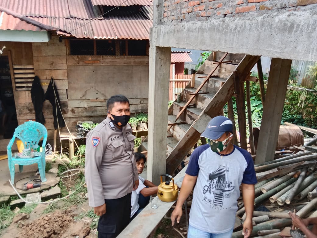 Bhabinkamtibmas Polsek Sangalla melaksankan DDS di wilayah binaan