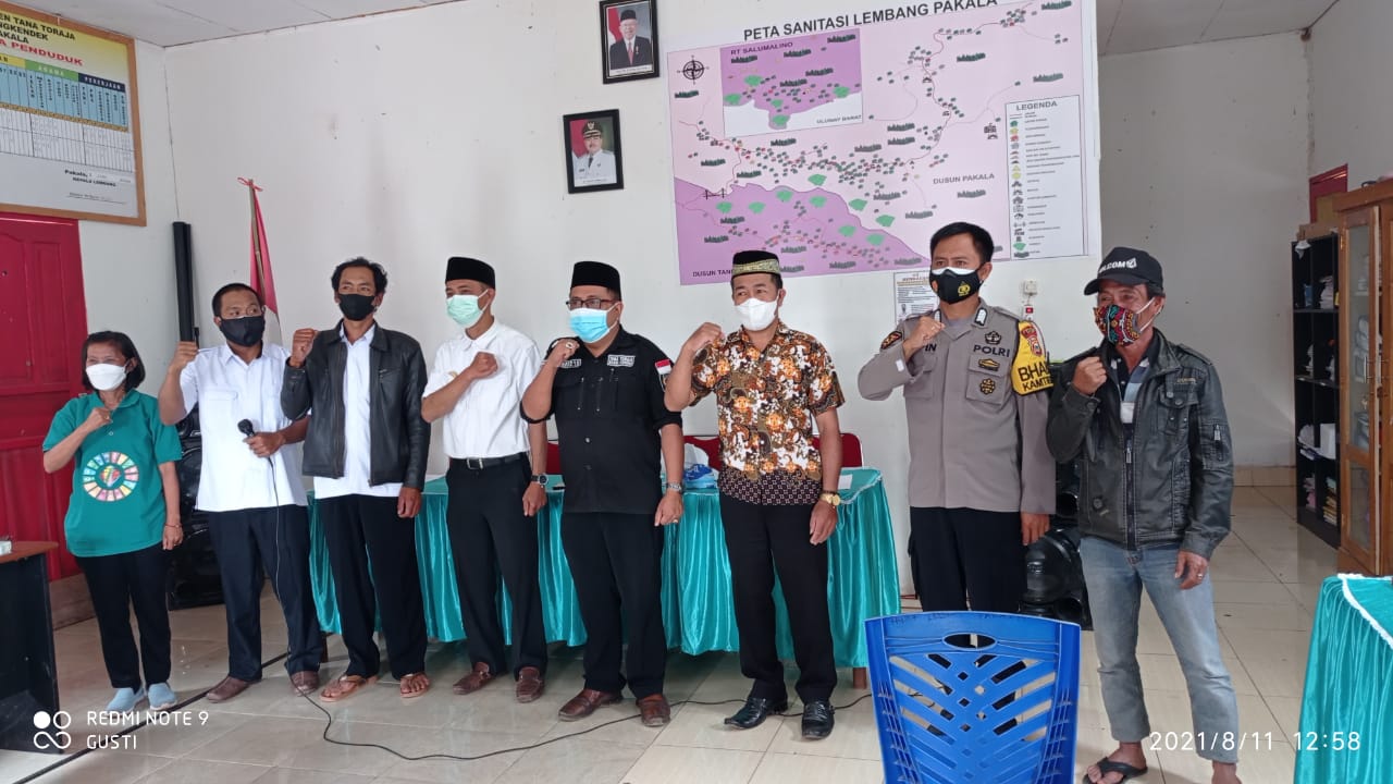 Bhabinkamtibma Bekerjasama Dengan Puskesmas dalam Penerapan PPKM Mikro