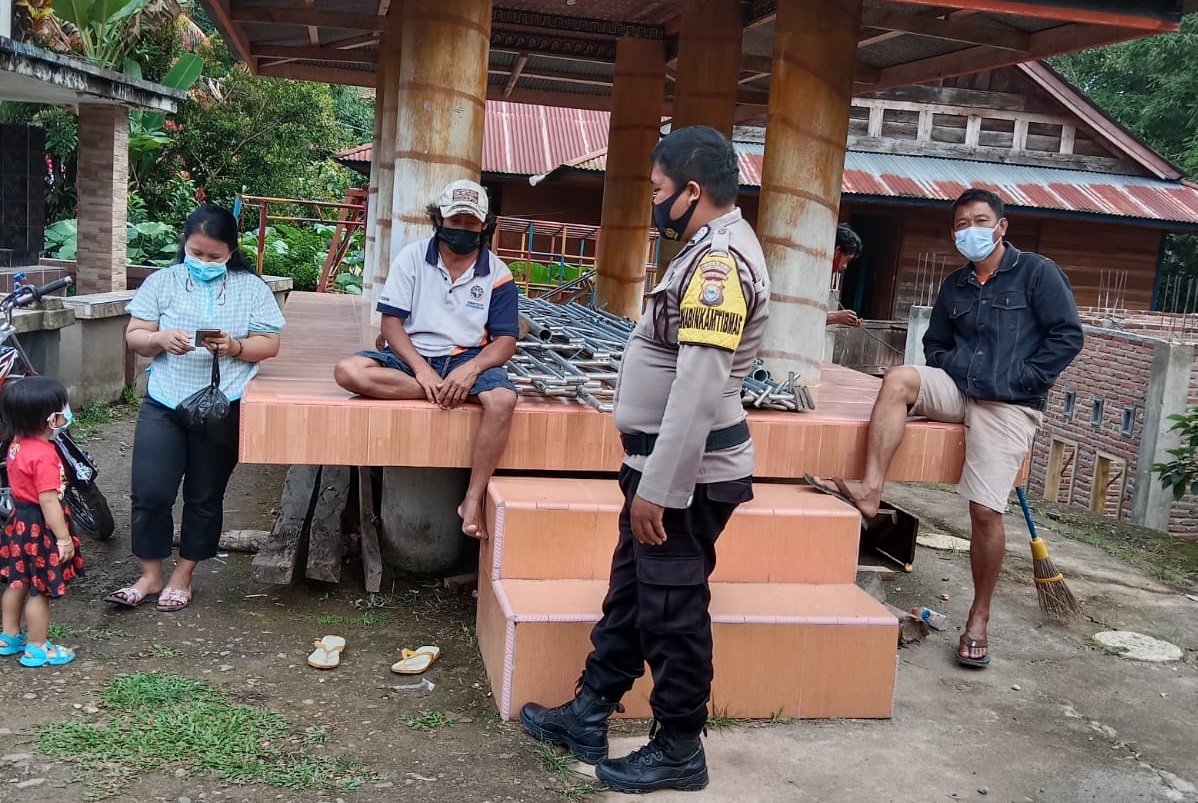 Polres Tana Toraja Tingkatkan Pendisiplinan Prokes Penerapan PPKM Level III