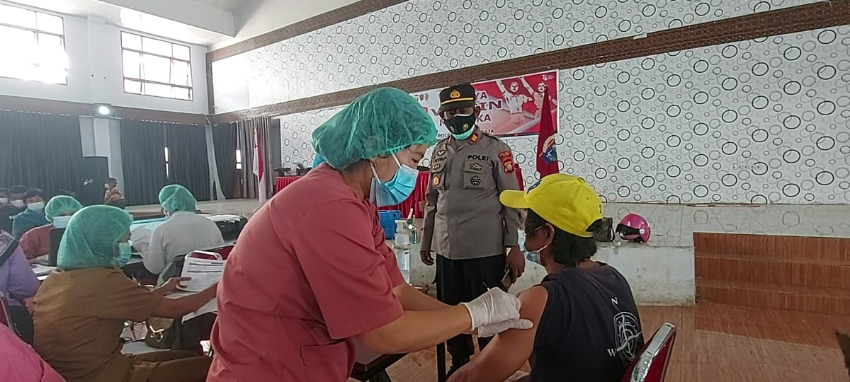 Gerilya Vaksin Merdeka Polres Tana Toraja, Alokasikan 100 Vial, Target 1000 Suntikan Vaksin