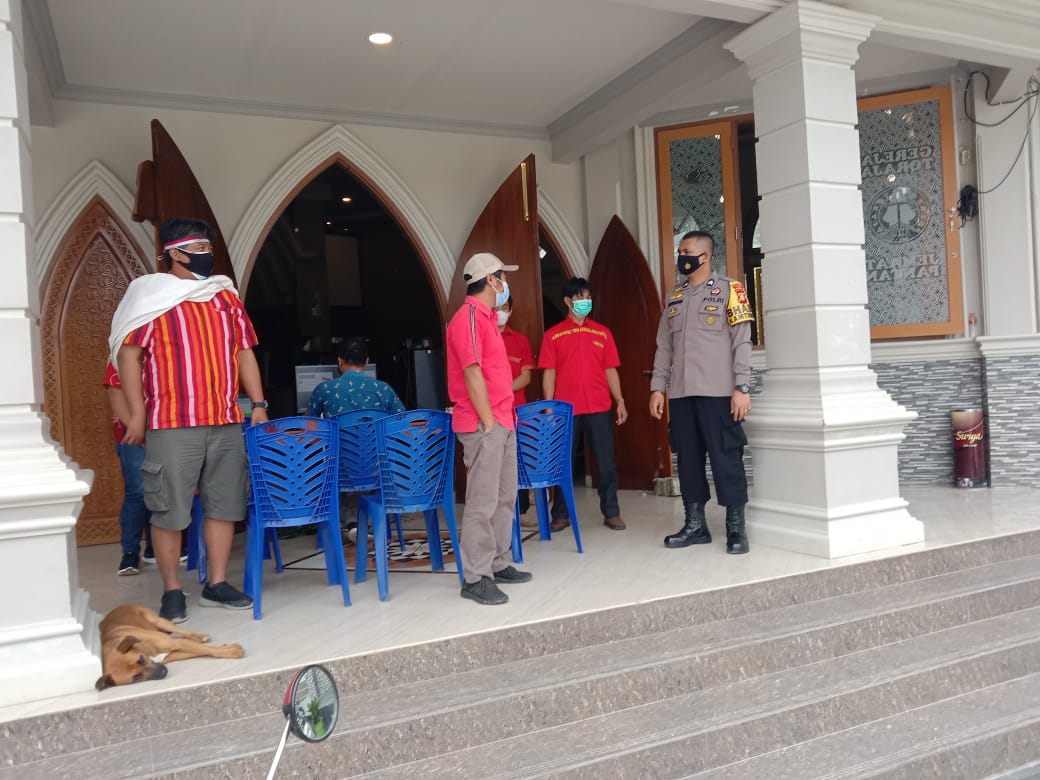 Bhabinkamtibmas Koordinasi Rencana Pelaksanaan acara pemakaman warga binaan’