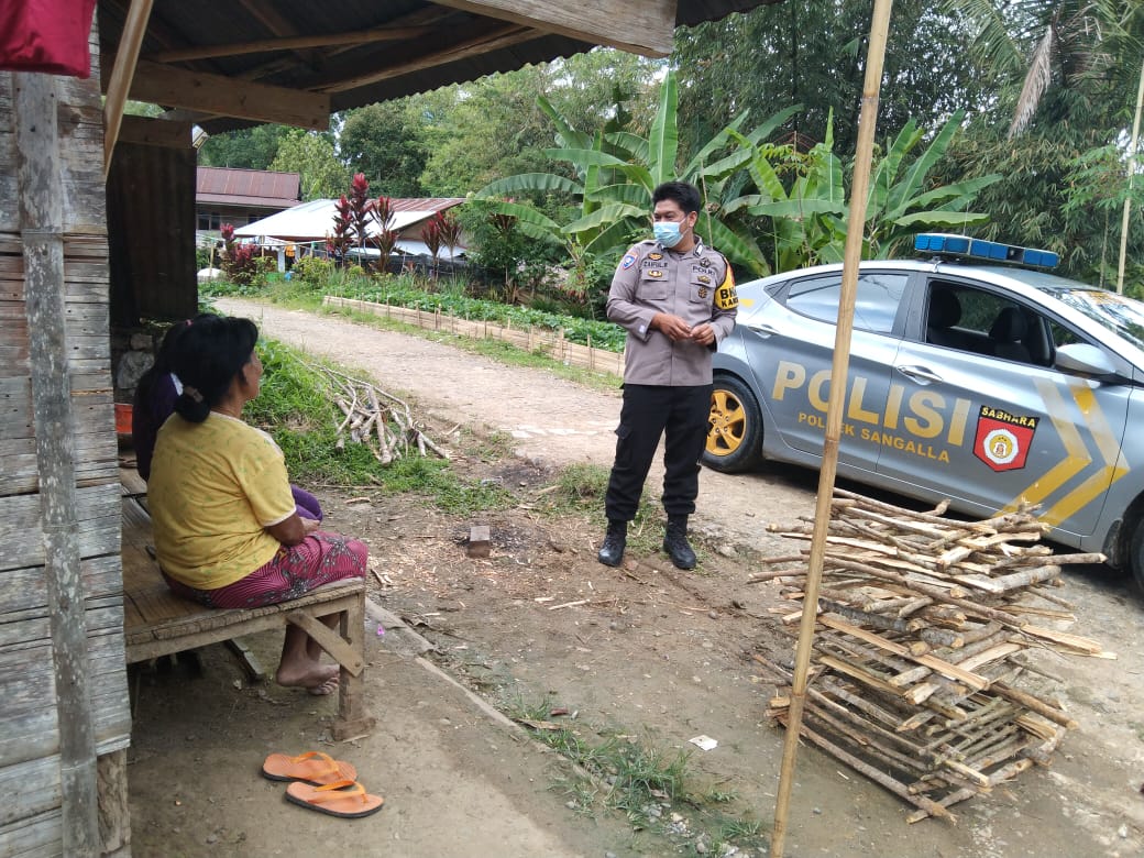Bhabinkamtibmas Polsek Mengkendek DDS di wilayah binaan