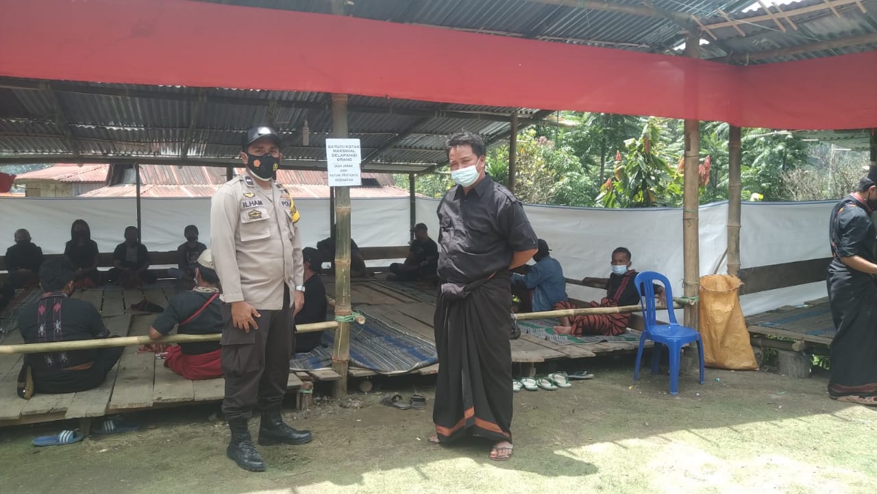 Bhabinkamtibmas, Babinsa dan PKM Batusura’ melakukan Tracer Testing