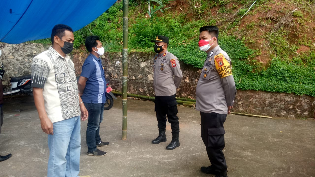 Bhabinkamtibmas, Babinsa dan PKM Batusura’ melakukan Tracer Testing