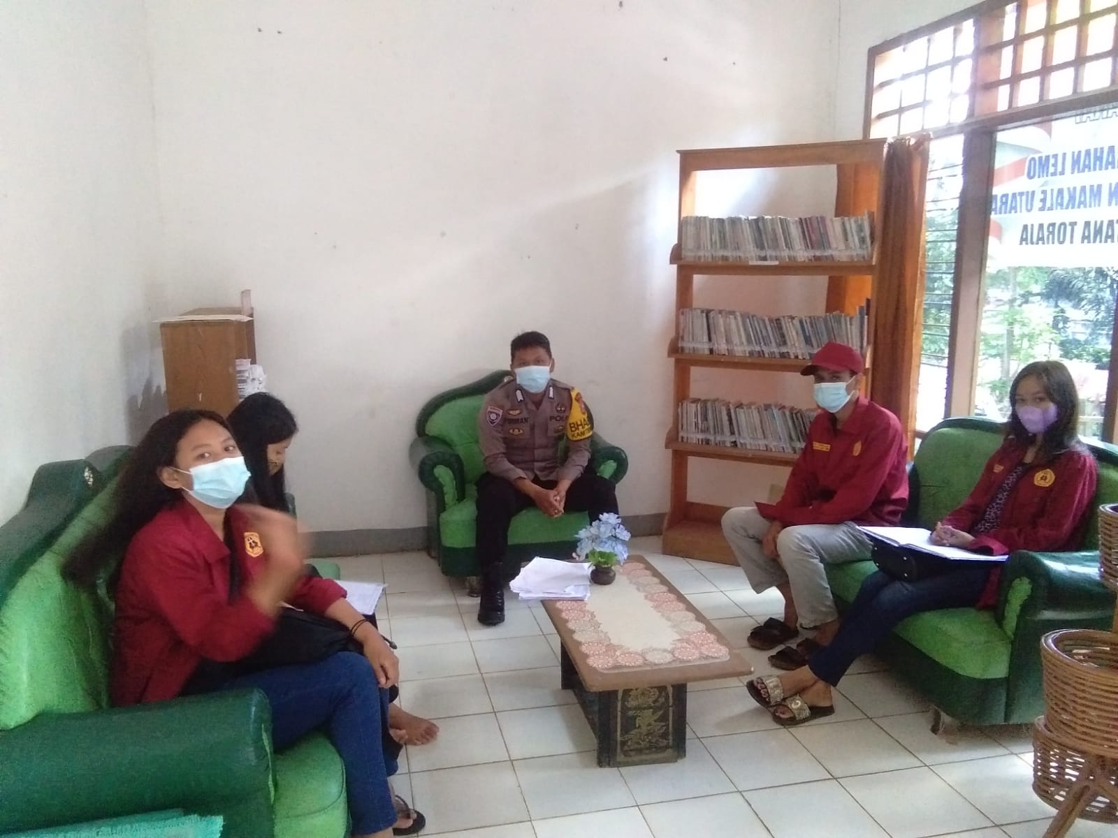 Bhabimkamtibmas Aipda Ridwan Melakukan sambang ke Wilayah Binaan
