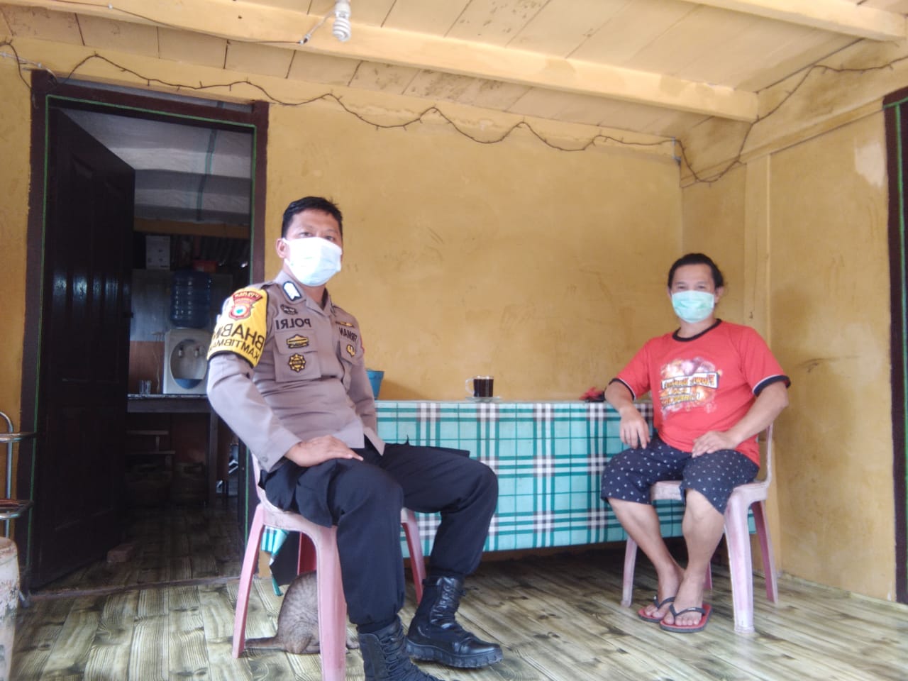 Bhabimkamtibmas Aipda Ridwan Melakukan sambang ke Wilayah Binaan
