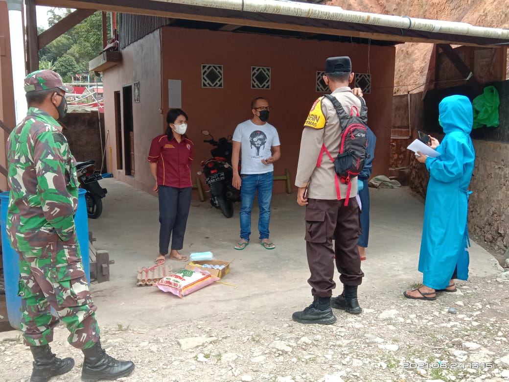 Bhabinkamtibmas Bersama Bhabinsa Sambangi Pustu Lembang Lea