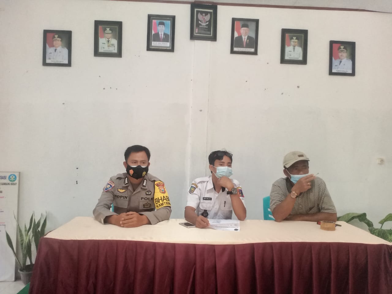 Bhabinkamtibmas Polsek Mengkendek sambang ke rumah warga binaan