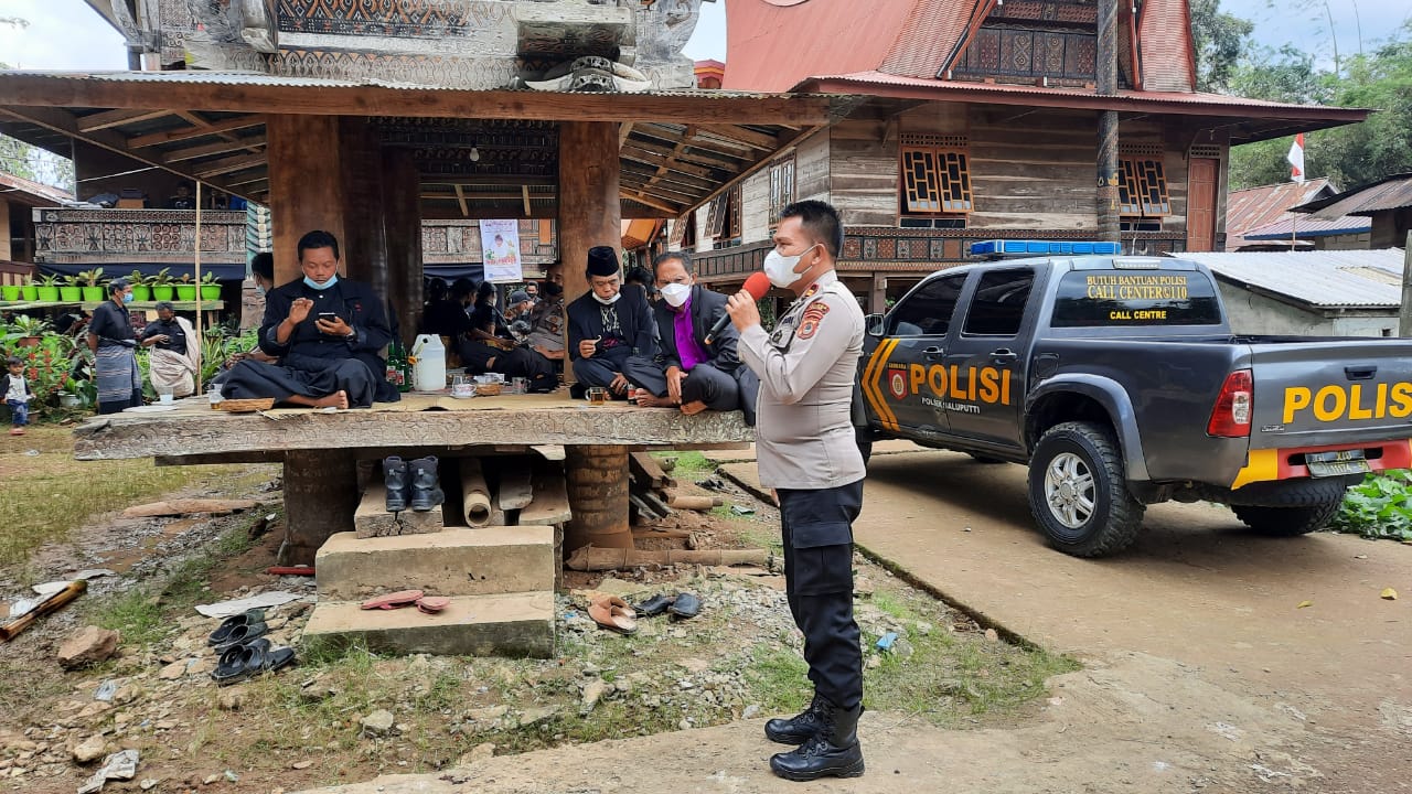 Bhabinkamtibmas Polsek Mengkendek sambang ke rumah warga binaan