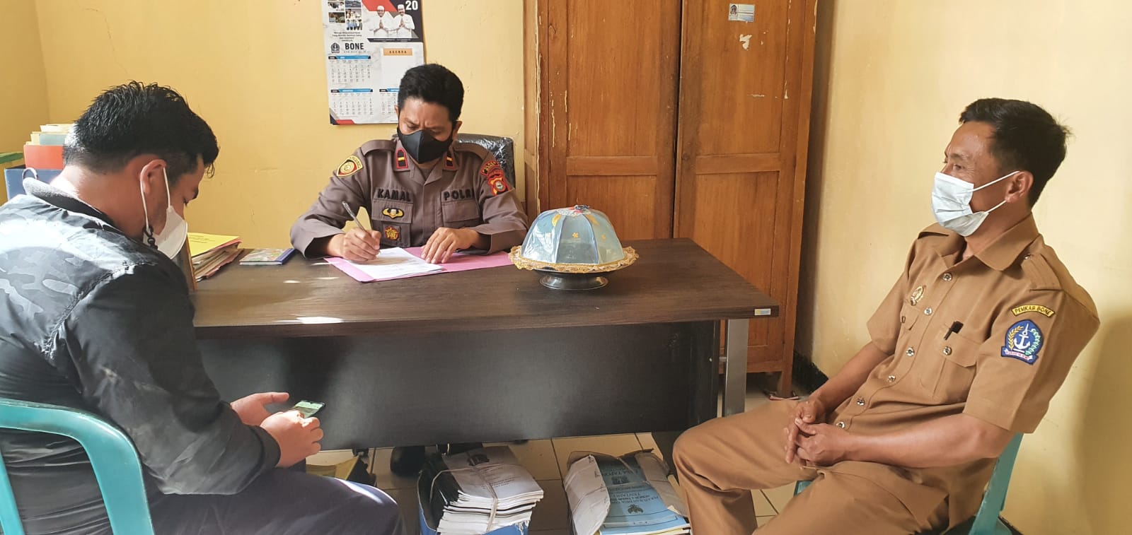 Monitoring Bantuan Sosial Masyarakat, Begini Cara Kapolsek Tellu Limpoe