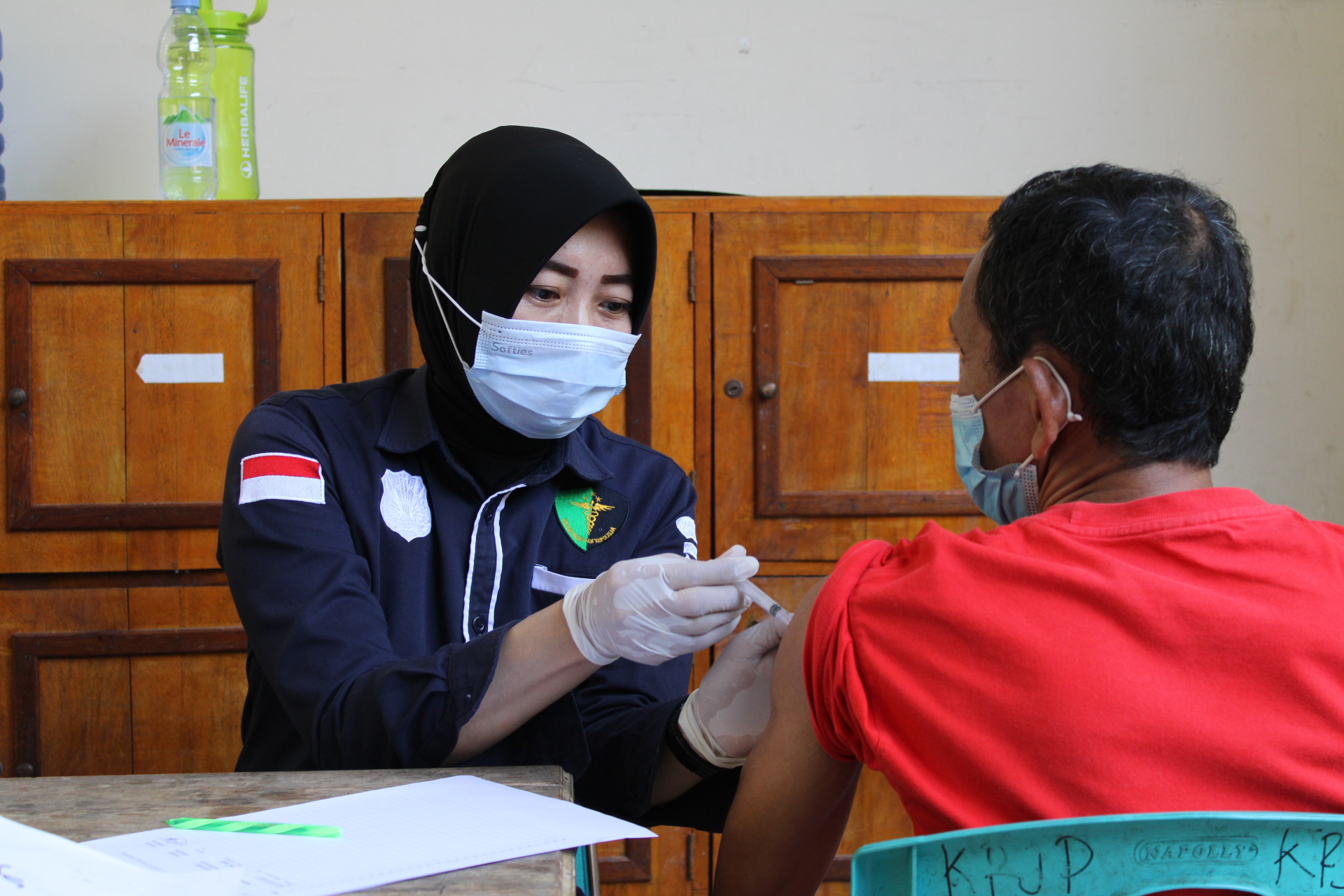 Polres Parepare Gelar Vaksinasi Tahap 2 Di Kawasan Wisata