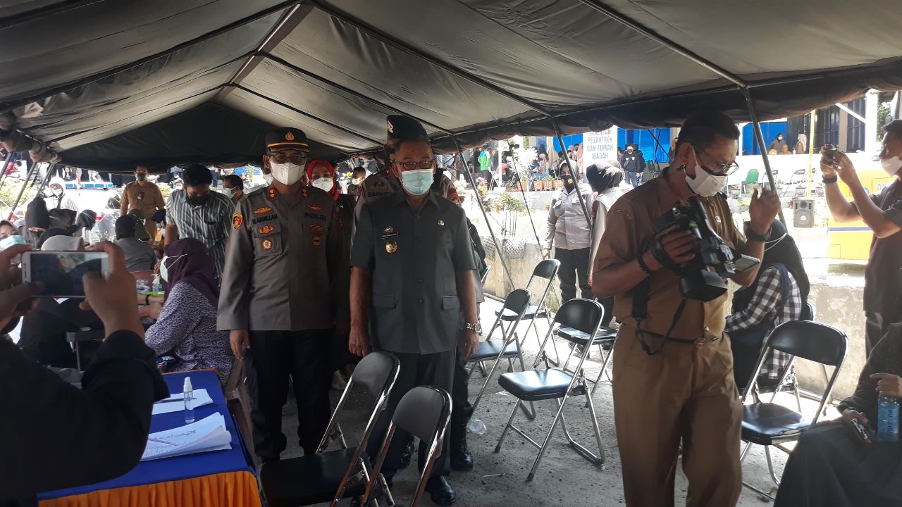 Gelar Vaksinasi Merdeka Secara Serentak, Polres Parepare Berhasil Mencapai Target