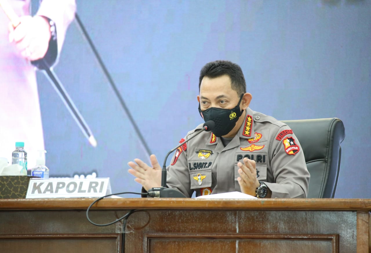 Ini Arahan Kapolri ke Forkopimda Kalbar Terkait Penanganan Covid-19