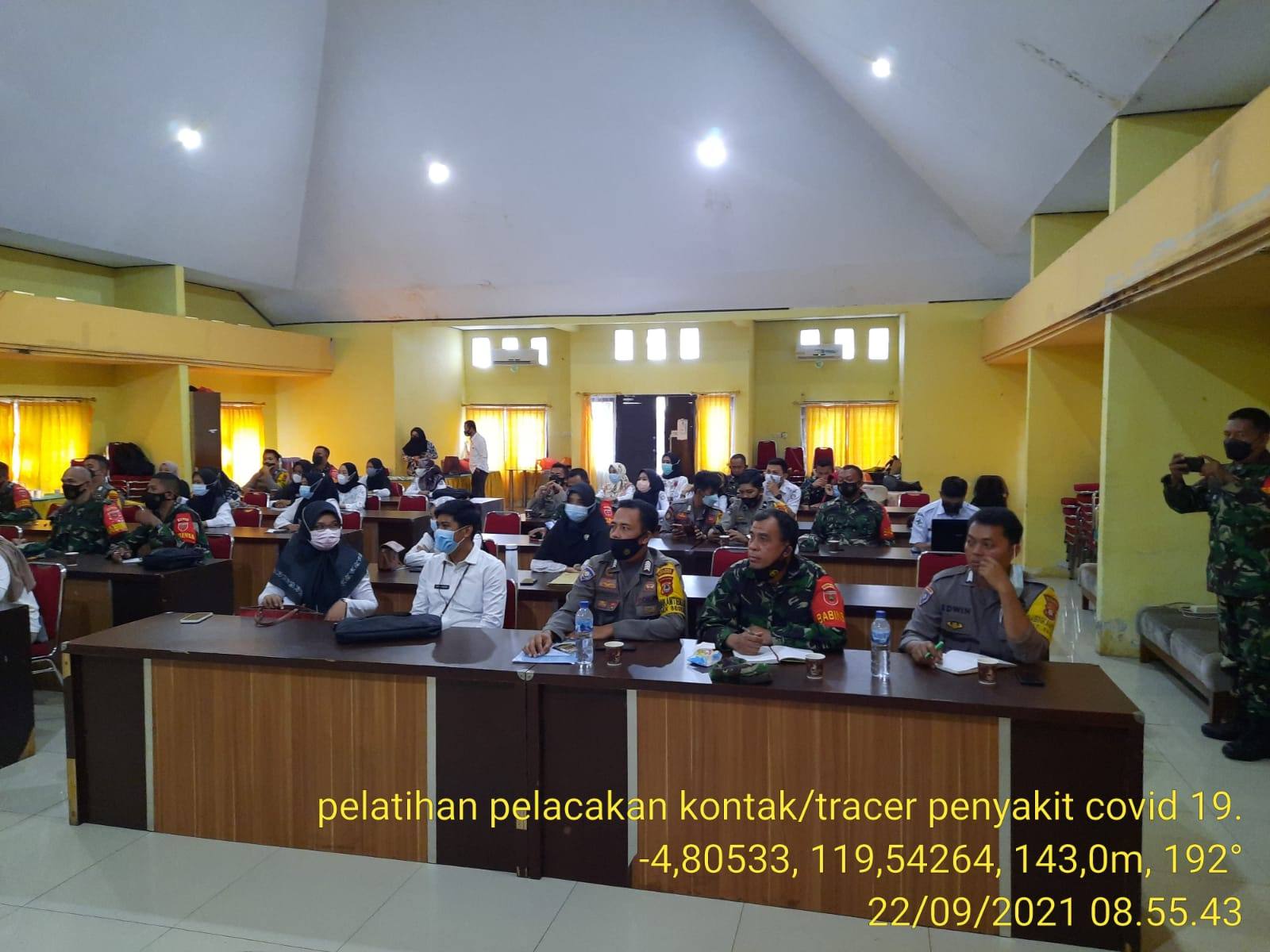 Bhabinkamtibmas Polsek Segeri Hadiri Pelatihan Pelacakan Tracer Covid 19