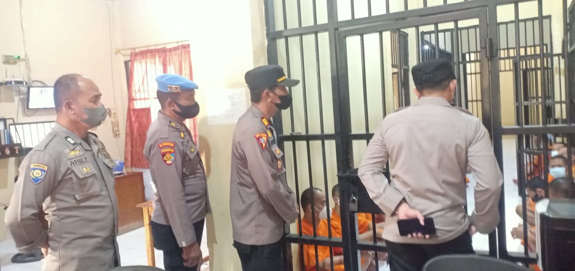 Usai Apel Pagi AKBP Ponco Indriyo Cek Rutan Endra Dharma Laksana Polres Sidrap